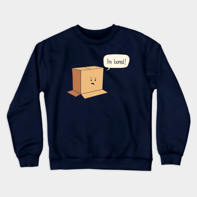 Card-Bored Crewneck Sweatshirt by AnishaCreations